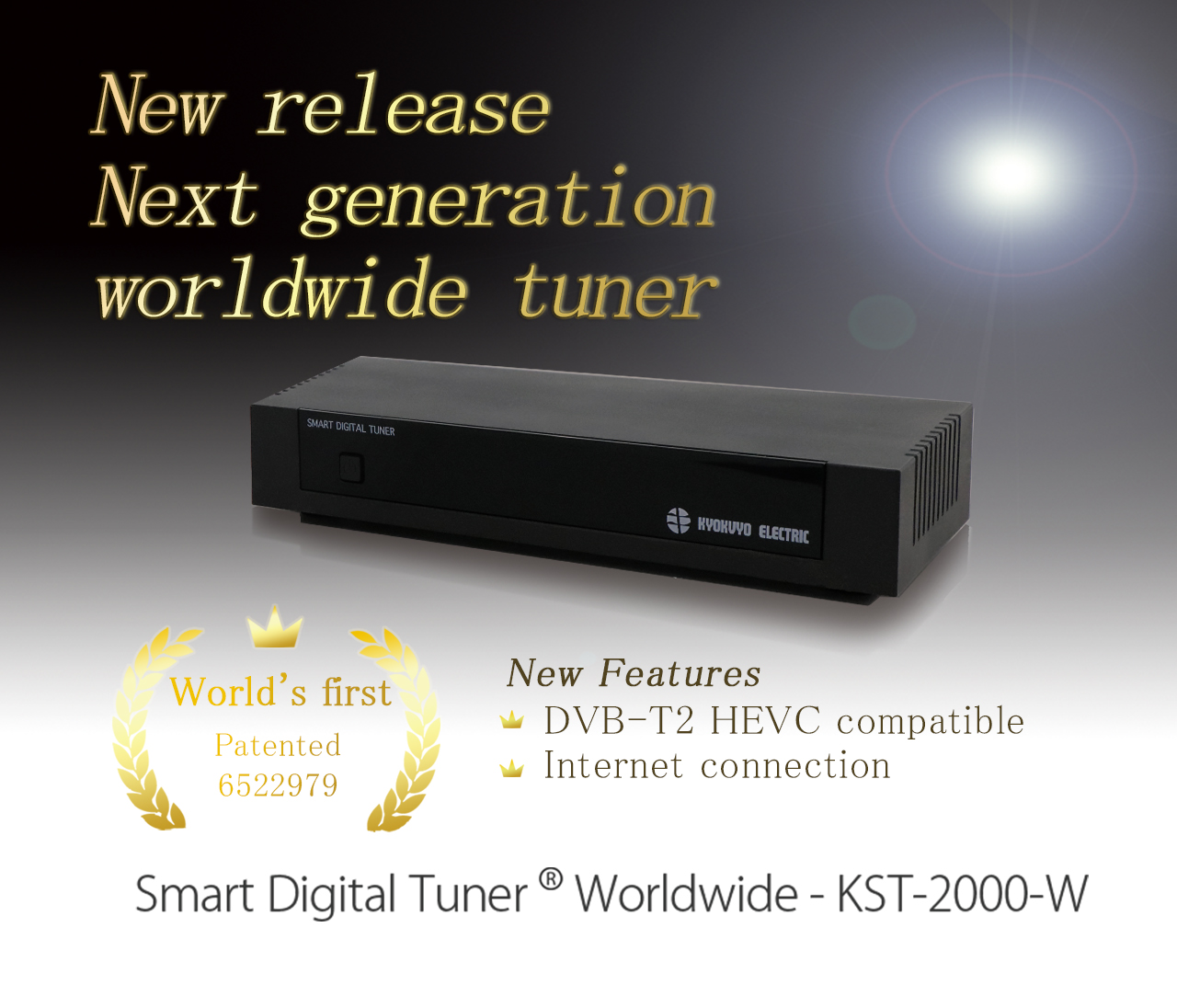 Worldwide Digital Terrestrial TV Tuner  KST-2000-W