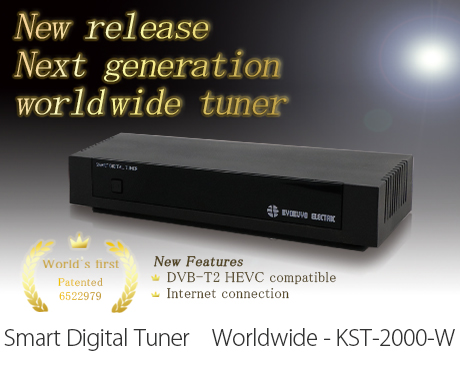 Worldwide Digital Terrestrial TV Tuner  KST-2000-W